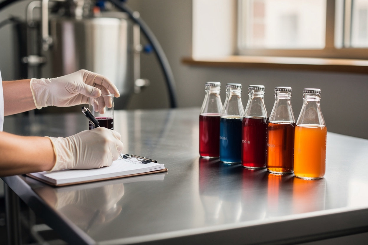 Mojo beverage manufacturing facility in New York - professional production environment